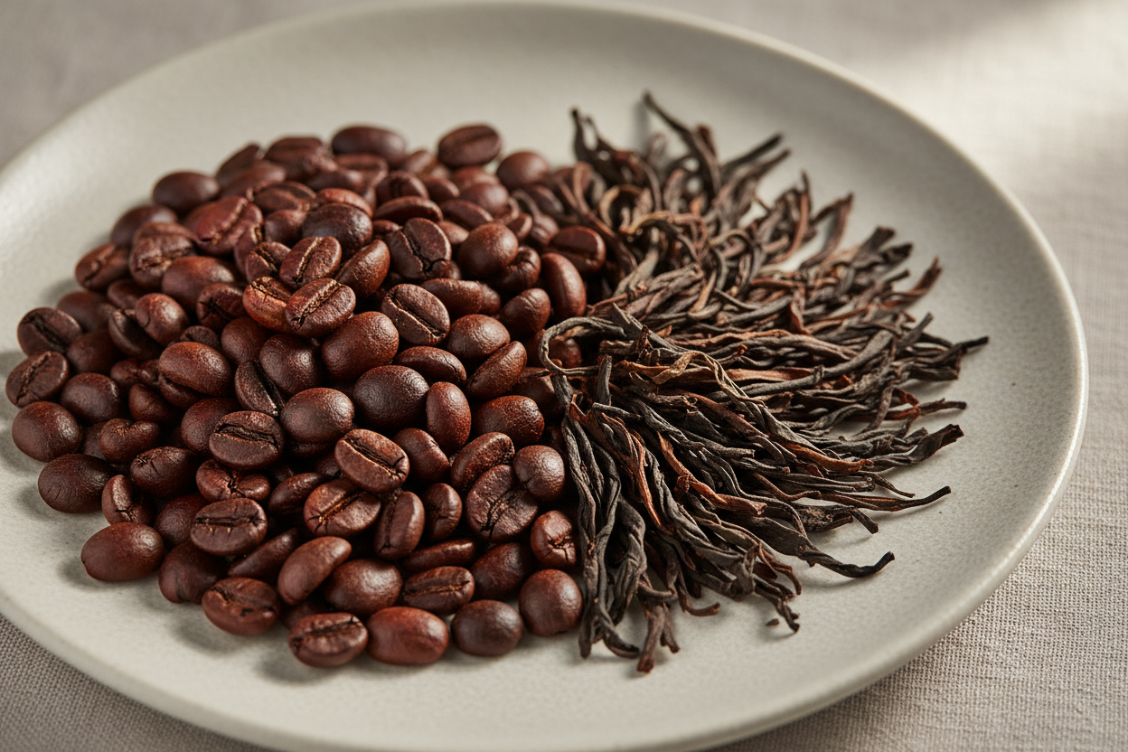 Colombia Finca Santuario Red Bourbon Coffee Bean + Taiwan Ruby Black Tea