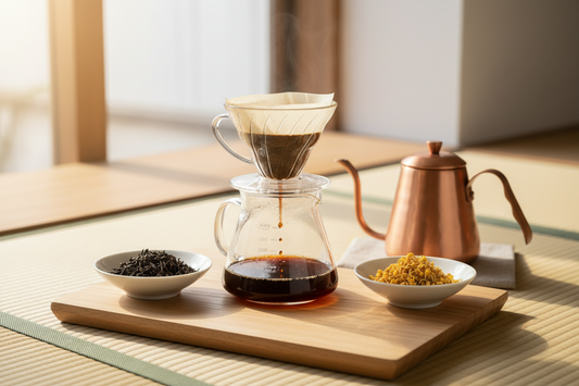 A3-CT017 Bali Blue Moon Aeabica+ Hainan Wuzhishan Black Tea + Osmanthus